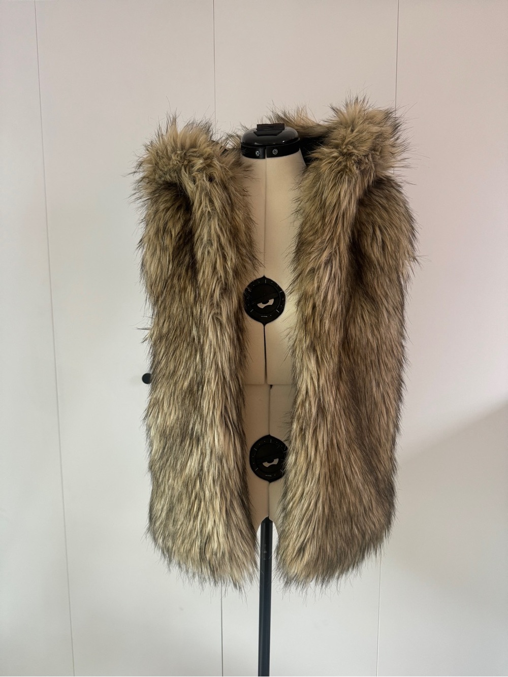 Sunday Best Faux Fur Hooded Vest